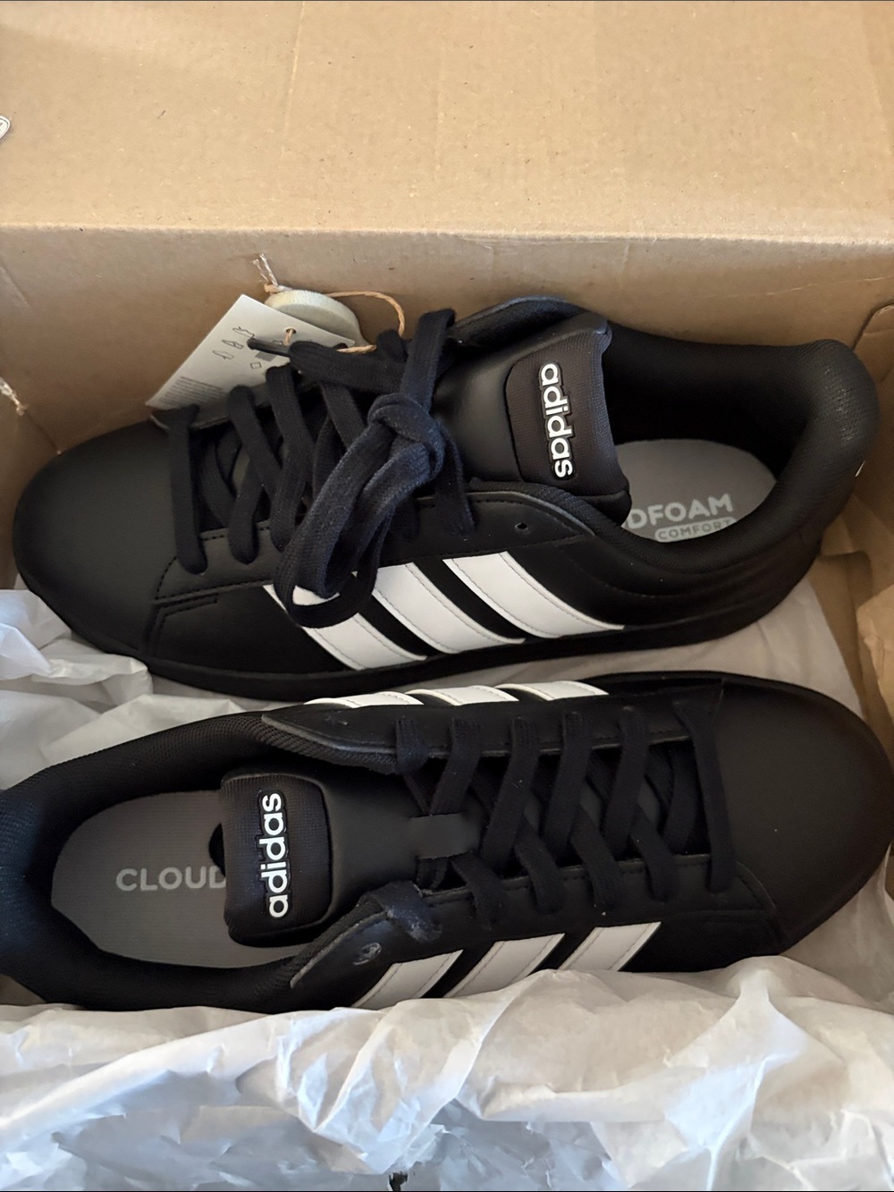 adidas Men’s Black  Sneakers & Athletic Shoes adidas Grand Court 3.0